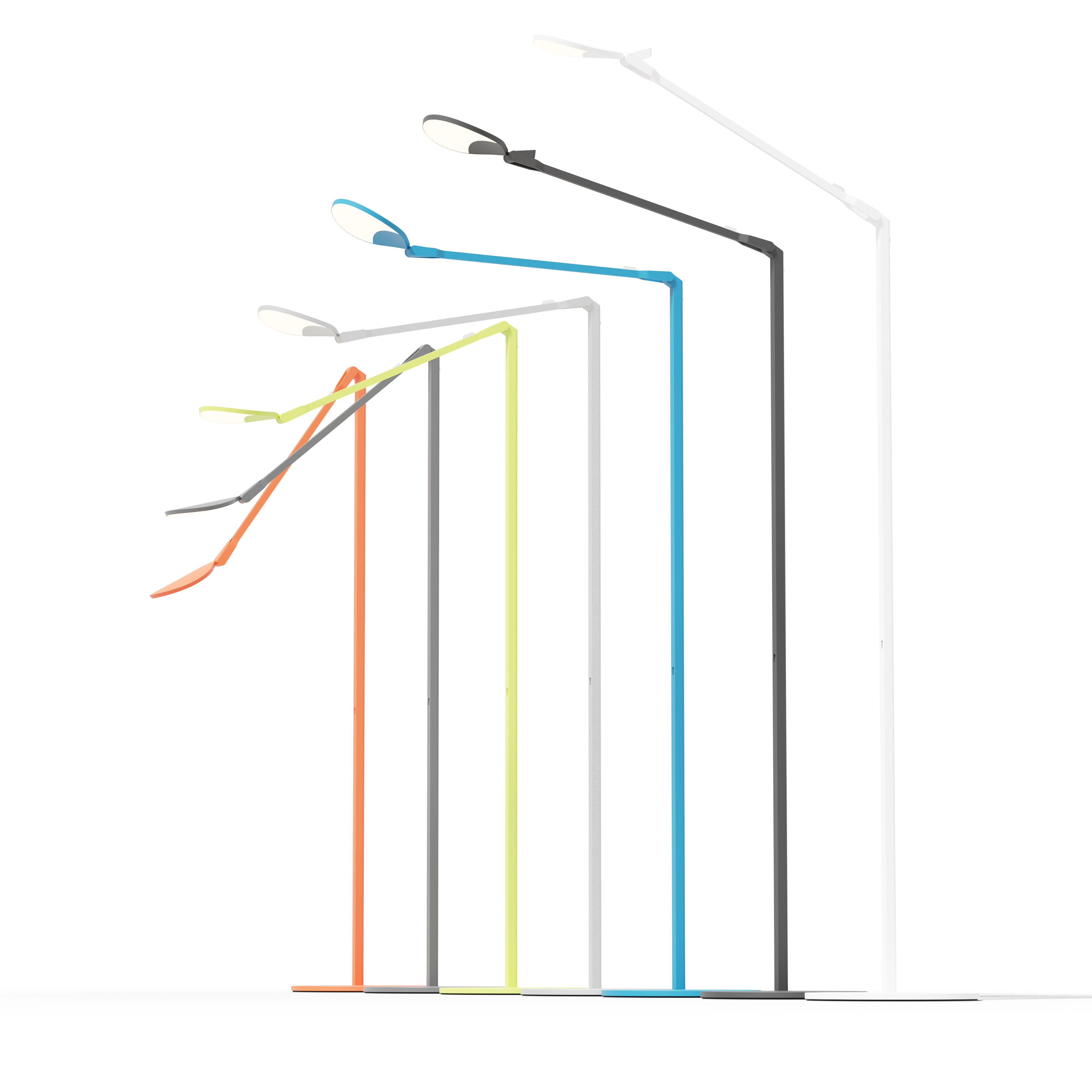 Splitty 28.1 inch 7.00 watt Matte Pacific Blue Floor Lamp Portable Light